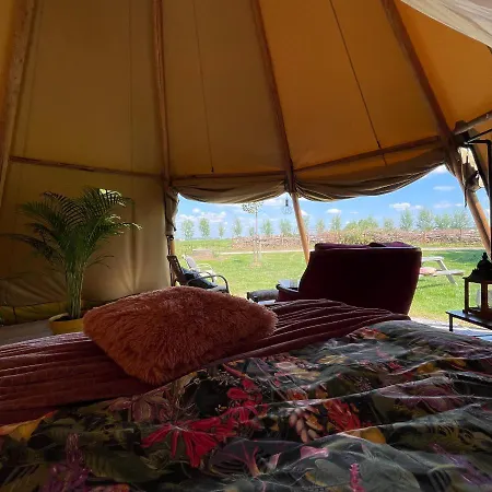Polderpods of Tipi naast stad - Buitenplaats Molenwei Leidschendam
